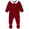 Rosauro Merino Baby Gift Box Set, Burgundy - Mixed Gift Sets - 3