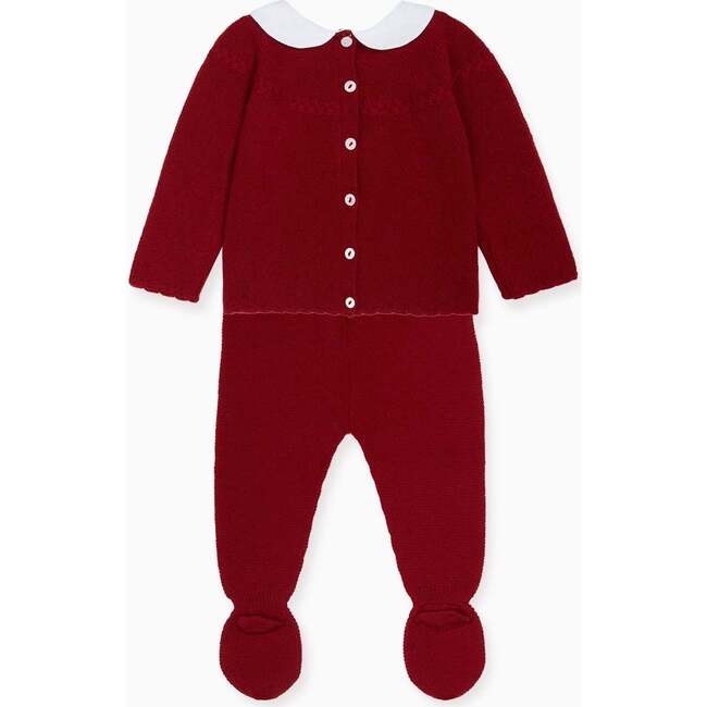Rosauro Merino Baby Gift Box Set, Burgundy - Mixed Gift Sets - 4