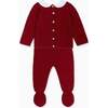 Rosauro Merino Baby Gift Box Set, Burgundy - Mixed Gift Sets - 4