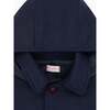Loden Kids Wool Coat, Navy - Coats - 3