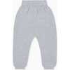 Baby Augusto Merino Trousers, Grey Melange - Pants - 4