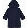 Loden Kids Wool Coat, Navy - Coats - 4