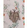 Baby Edie Tartan Romper, Ivory - Rompers - 2
