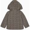 Olfo Check Jacket, Brown - Jackets - 3