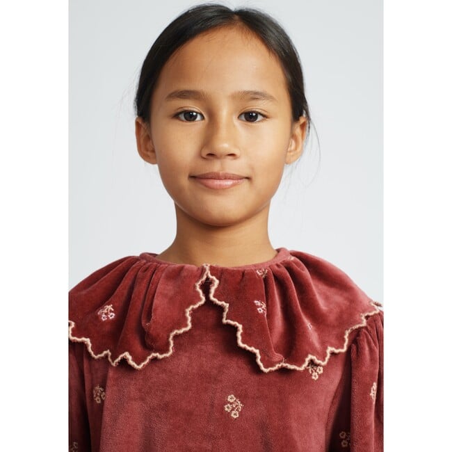 Valeria Dress, Rosewood - Dresses - 3