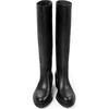 Women's Bonnie Leather Boots, Black - Boots - 1 - thumbnail