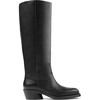 Women's Bonnie Leather Boots, Black - Boots - 3