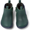 Peu Cami Leather Ankle Boots, Dark Green And Blue - Booties - 1 - thumbnail