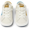 Runner Four Twins Leather Sneakers, White Natural - Sneakers - 1 - thumbnail