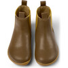 Peu Cami Leather Ankle Boots, Medium Brown And Yellow - Booties - 1 - thumbnail