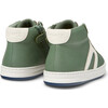 Runner Four Leather Ankle Boots, Medium Green And White - Booties - 5