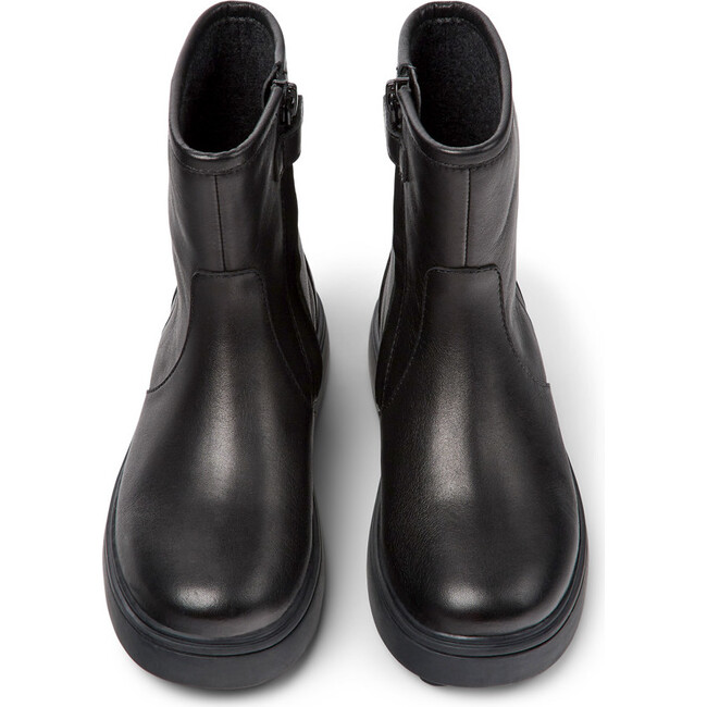 Norte Leather Ankle Boots, Black