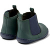 Peu Cami Leather Ankle Boots, Dark Green And Blue - Booties - 5