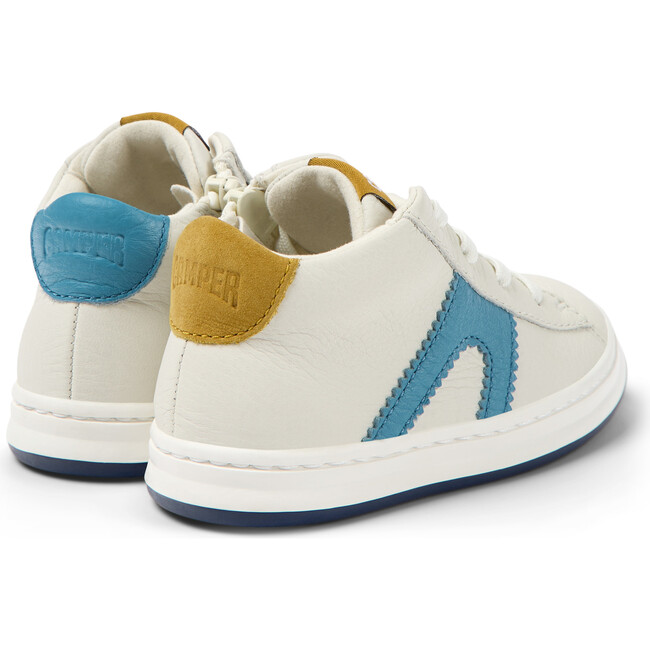 Runner Four Twins Leather Sneakers, White Natural - Sneakers - 5