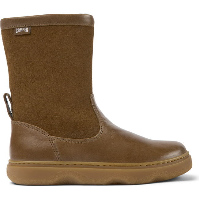 Kiddo Suede Leather Nubuck Boots, Medium Brown - Boots - 3