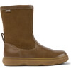 Kiddo Suede Leather Nubuck Boots, Medium Brown - Boots - 3
