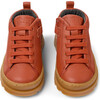 Brutus Leather Ankle Boots, Medium Red - Booties - 1 - thumbnail