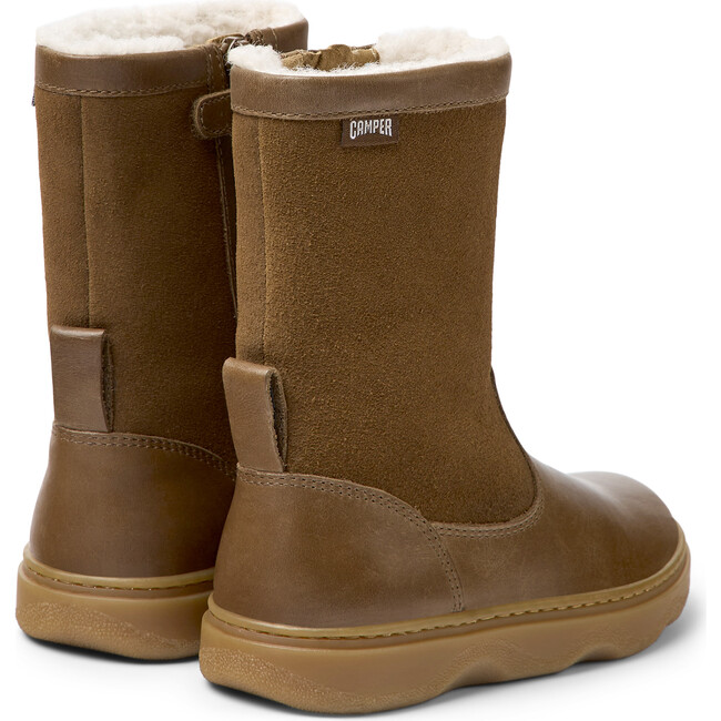 Kiddo Suede Leather Nubuck Boots, Medium Brown - Boots - 4