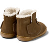 Peu Cami Twins Fur Inslole And Leather Nubuck Ankle Boots, Medium Brown - Booties - 5 - thumbnail