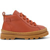 Brutus Leather Ankle Boots, Medium Red - Booties - 3