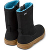 Kiddo Suede Leather Nubuck Boots, Black - Boots - 5
