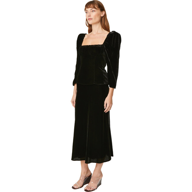 Women's Tommy Skirt, Jet Black - Skirts - 1