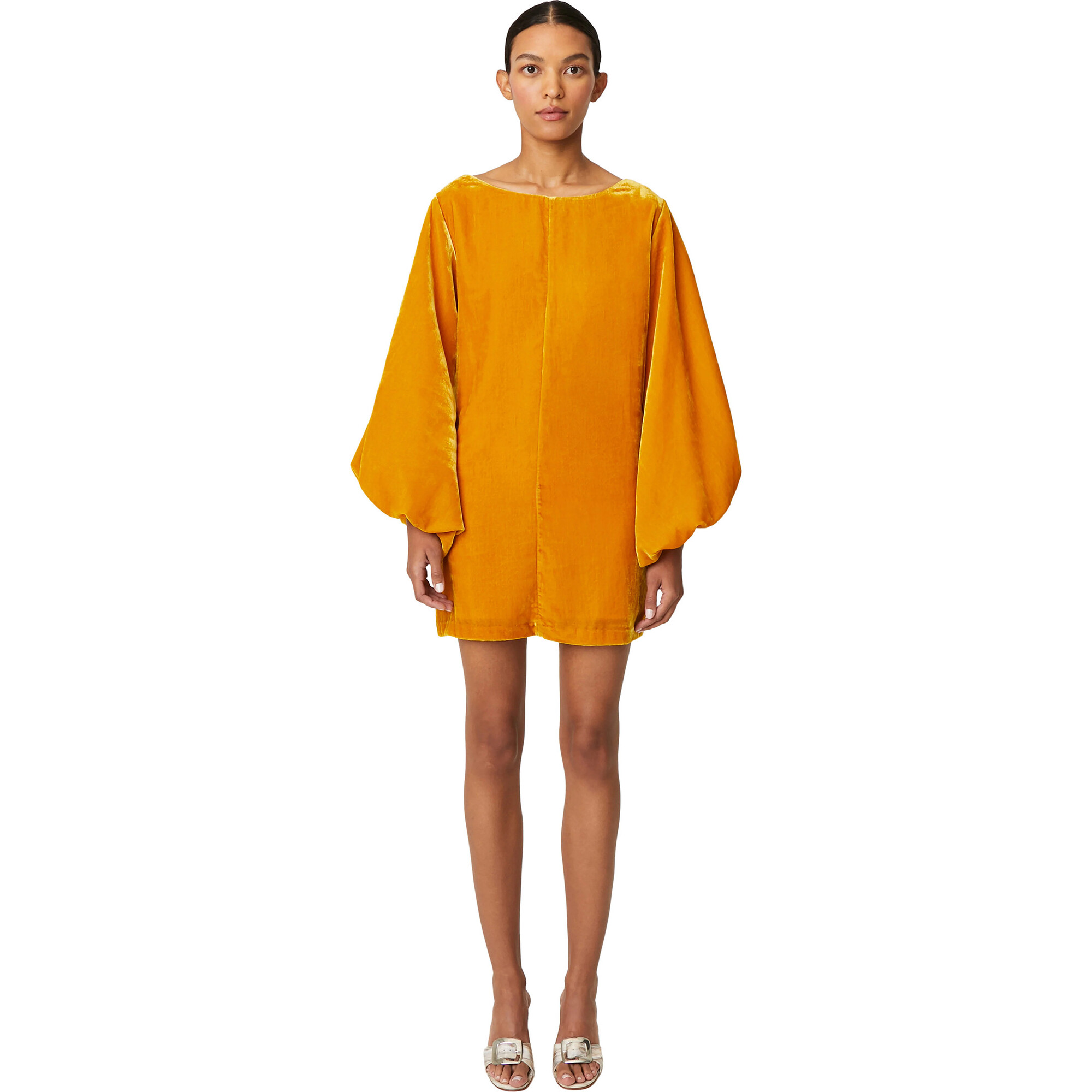 Women's Benji Dress, Carmen Yellow - Dresses - 1