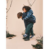 Ecoreversible Puffer, Matte Ink Navy / Navy Leaf Camo - Puffers & Down Jackets - 4