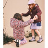 Ecoreversible Puffer, Matte Black Cherry / Wild Rose - Puffers & Down Jackets - 4