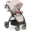 Uptown Deluxe Urban Stroller, Melange Beige - Single Strollers - 1 - thumbnail