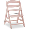 Alpha+ Grow Along Adjustable Beechwood Wooden High Chair Seat + 5-Point Harness & Bumper Bar, Rose - Highchairs - 11