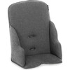 Alpha Highchair Pad Cosy Select Seat Cushion Jersey, Charcoal - Highchairs - 1 - thumbnail