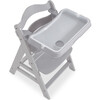 Alpha Removable Non-Slip High Chair Table Tray With Adjustable Depth, Grey - Highchairs - 3