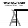 Alpha+ Grow Along Adjustable Beechwood Wooden High Chair Seat + 5-Point Harness & Bumper Bar, Grey - Highchairs - 4