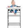 Alpha Removable Non-Slip High Chair Table Tray With Adjustable Depth, White - Highchairs - 4