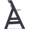 Alpha+ Grow Along Adjustable Beechwood Wooden High Chair Seat + 5-Point Harness & Bumper Bar, Dark Grey - Highchairs - 3