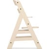 Alpha+ Grow Along Adjustable Beechwood Wooden High Chair Seat + 5-Point Harness & Bumper Bar, Vanilla - Highchairs - 4