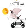 Uptown Deluxe Urban Stroller, Melange Rose - Single Strollers - 5