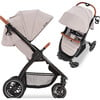 Uptown Deluxe Urban Stroller, Melange Beige - Single Strollers - 5