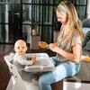 Alpha Removable Non-Slip High Chair Table Tray With Adjustable Depth, Grey - Highchairs - 7