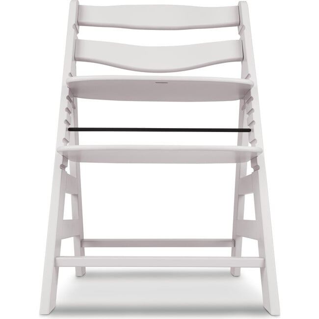 Alpha+ Grow Along Adjustable Beechwood Wooden High Chair Seat + 5-Point Harness & Bumper Bar, Creme - Highchairs - 9