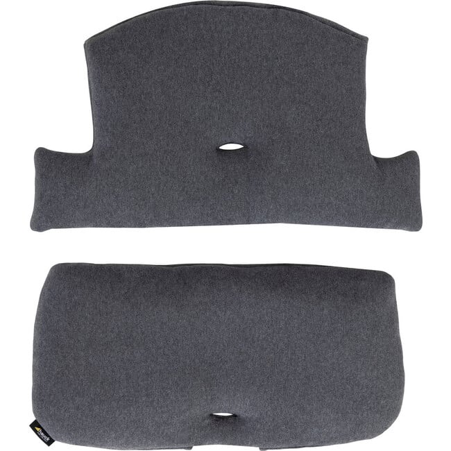 Alpha Highchair Pad Deluxe Seat Cushion Jersey, Charcoal - Highchairs - 9