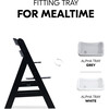 Alpha+ Grow Along Adjustable Beechwood Wooden High Chair Seat + 5-Point Harness & Bumper Bar, Black - Highchairs - 9