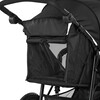 Runner 2-Compact Foldable Tricycle Jogger Buggy Stroller Pushchair With Height-Adjustable Handle, Black - Single Strollers - 8
