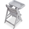 Alpha Removable Non-Slip High Chair Table Tray With Adjustable Depth, Grey - Highchairs - 9