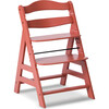 Alpha+ Grow Along Adjustable Beechwood Wooden High Chair Seat + 5-Point Harness & Bumper Bar, Cork - Highchairs - 12