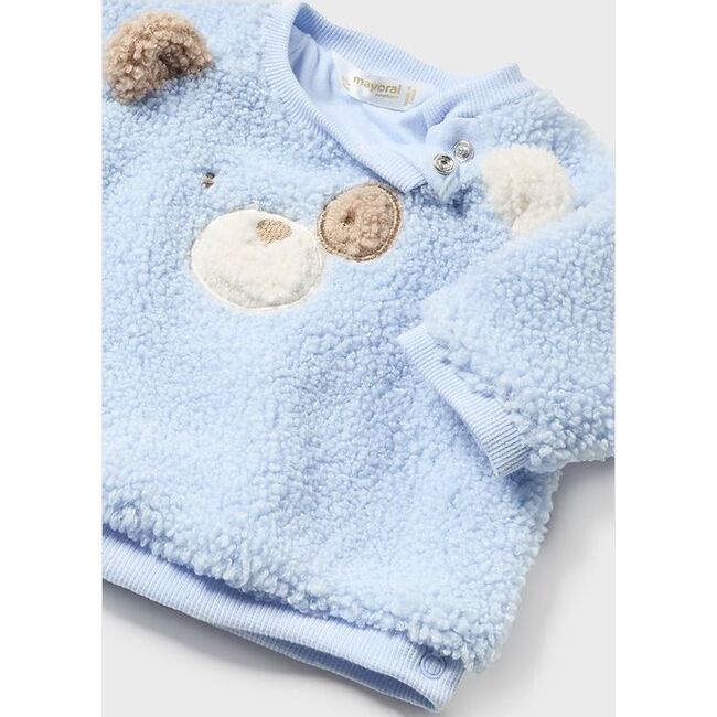 Teddy Applique Outfit, Blue - Mixed Apparel Set - 2