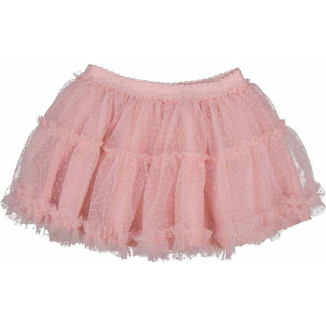 Ruffle Tulle Skirt, Pink