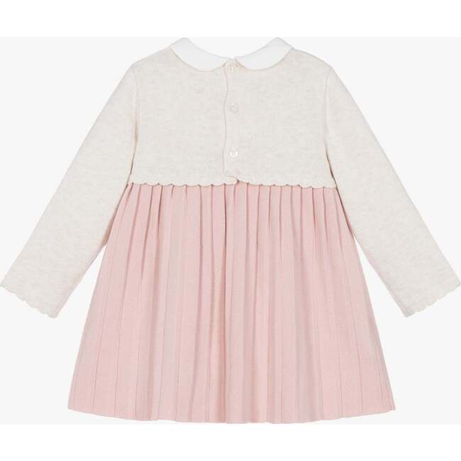 Victorian Bow Knit Dress, Pink
