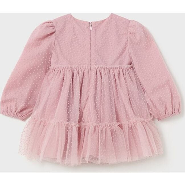 Rose Ruffle Dress, Pink - Dresses - 3